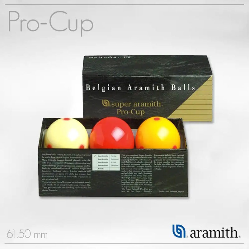 SET 3 BALL SUPER ARAMITH PRO CUP 61,5mm [ 2/3P ]